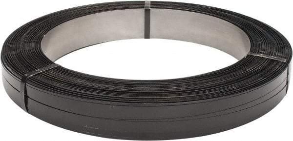 Made in USA - 1,796' Long x 3/4" Wide, Oscillated Coil Steel Strapping - 2,000 Lb Capacity, 0.023" Thick - Americas Industrial Supply