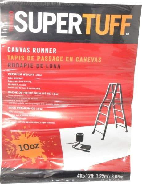 TRIMACO - Extra Heavyweight 10 oz Canvas Drop Cloth - 12' x 4' - Americas Industrial Supply