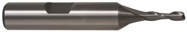 Putnam - 3/8", 9/16" LOC, 3/8" Shank Diam, 2-1/2" OAL, 2 Flute, Cobalt Square End Mill - Single End, Uncoated, Spiral Flute, 30° Helix, Centercutting, Right Hand Cut, Right Hand Flute - Americas Industrial Supply