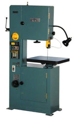 Enco - 18" Throat Capacity, Variable Speed Pulley Vertical Bandsaw - 1 hp - Americas Industrial Supply