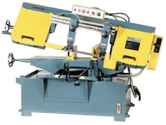 Enco - 10 x 16" Max Capacity, Manual Step Pulley Horizontal Bandsaw - 220/440 Volts, 2 hp, 3 Phase - Americas Industrial Supply