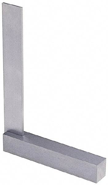 Value Collection - 12" Blade Length, 8" Base Length Square - 0.001" Accuracy - Americas Industrial Supply