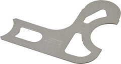 SPI - 1/2 Inch Radius Gage - Satin Chrome Finish, Steel - Americas Industrial Supply