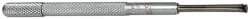 SPI - 0.125 to 0.2 Inch Measurement, 0.88 Inch Gage Depth, Small Hole Gage - 3 Inch Overall Length, Satin Chrome Finish, Half Ball - Americas Industrial Supply