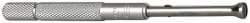 SPI - 0.3 to 0.4 Inch Measurement, 1.6 Inch Gage Depth, Small Hole Gage - 3 Inch Overall Length, Satin Chrome Finish, Half Ball - Americas Industrial Supply