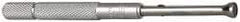 SPI - 0.3 to 0.4 Inch Measurement, 1.6 Inch Gage Depth, Small Hole Gage - 3 Inch Overall Length, Satin Chrome Finish, Half Ball - Americas Industrial Supply