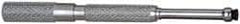 SPI - 0.2 to 0.3 Inch Measurement, 1-3/16 Inch Gage Depth, Small Hole Gage - 3 Inch Overall Length, Satin Chrome Finish, Full Ball - Americas Industrial Supply