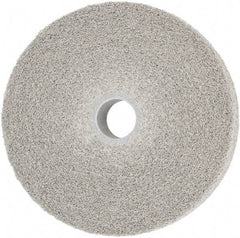 3M - 6" Diam, 1" Face Width, 1" Center Hole, Medium Grade, Aluminum Oxide Deburring Wheel - Convolute, Hard Density 8 Grade, 6,000 RPM - Americas Industrial Supply