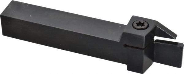 Kennametal - External Thread, 3/4" Max Depth of Cut, 5mm Min Groove Width, 5" OAL, Right Hand Indexable Grooving Cutoff Toolholder - 3/4" Shank Height x 3/4" Shank Width, A4..05.. Insert Style, A4SM Toolholder Style, Series A4 - Americas Industrial Supply