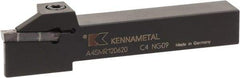 Kennametal - 0.55" Max Depth of Cut, 4mm Min Groove Width, 5" OAL, Right Hand Indexable Grooving Cutoff Toolholder - 4 Seat Size, 5/8" Shank Height x 5/8" Shank Width, A4..04.. Insert Style, A4SM Toolholder Style, Series A4 - Americas Industrial Supply