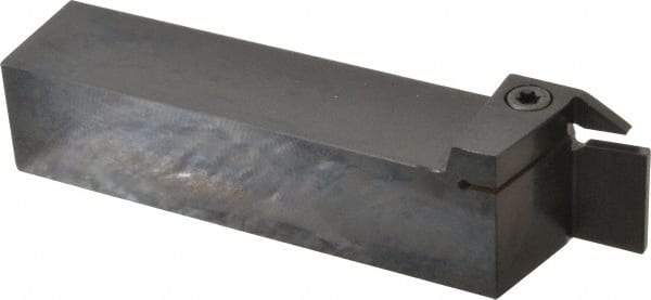Kennametal - External Thread, 0.67" Max Depth of Cut, 4mm Min Groove Width, 6" OAL, Right Hand Indexable Grooving Cutoff Toolholder - 1-1/4" Shank Height x 1-1/4" Shank Width, A4..04.. Insert Style, A4SM Toolholder Style, Series A4 - Americas Industrial Supply