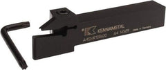 Kennametal - 0.79" Max Depth of Cut, 6mm Min Groove Width, 5" OAL, Right Hand Indexable Grooving Cutoff Toolholder - 6 Seat Size, 3/4" Shank Height x 3/4" Shank Width, A4..06.. Insert Style, A4SM Toolholder Style, Series A4 - Americas Industrial Supply