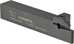 Kennametal - External Thread, 0.79" Max Depth of Cut, 6mm Min Groove Width, 6" OAL, Left Hand Indexable Grooving Cutoff Toolholder - 1" Shank Height x 1" Shank Width, A4..06.. Insert Style, A4SM Toolholder Style, Series A4 - Americas Industrial Supply