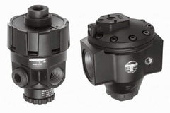 Norgren - 1-1/4 NPT Port, 700 CFM, Zinc Hi-Flow Pilot Operated Regulator - 10 to 300 psi Range, 300 Max psi Supply Pressure, 1/2" Gauge Port Thread, 2.7" Wide x 5.2" High - Americas Industrial Supply