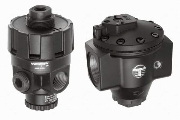 Norgren - 3/8 NPT Port, 120 CFM, Zinc/Aluminum Air Pilot Operated Regulator - 10 to 400 psi Range, 400 Max psi Supply Pressure, 4.16" Wide x 5.07" High - Americas Industrial Supply