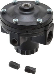 Norgren - 1/2 NPT Port, 70 CFM, Zinc/Aluminum Air Pilot Operated Regulator - 10 to 400 psi Range, 400 Max psi Supply Pressure, 3.38" Wide x 3.3" High - Americas Industrial Supply