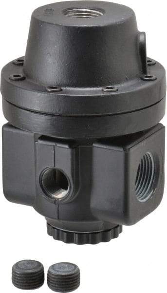 Norgren - 1 NPT Port, 300 CFM, Zinc/Aluminum Air Pilot Operated Regulator - 10 to 400 psi Range, 400 Max psi Supply Pressure, 4.16" Wide x 5.97" High - Americas Industrial Supply
