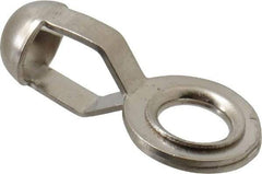 Made in USA - 1/2 Inch Long Nickel Plated Brass End Coupling - For Trade Size Numbers 8 and 10 10 Ball Chains - Americas Industrial Supply