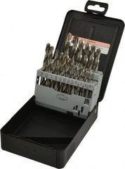 Triumph Twist Drill - 1/16 to 3/8", 118° Point, Bright Finish, High Speed Steel Jobber Length Drill Bit Set - Americas Industrial Supply