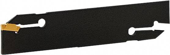 Seco - 1.024" Blade Height, 3/32" Blade Width, 4.33" OAL, Double End Indexable Cut-Off Blade - CFMN 26 Blade, MDT Series - Americas Industrial Supply
