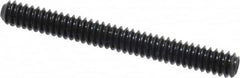 Value Collection - #4-40 UNC, 1" OAL, Cup Point Set Screw - Grade 8 Alloy Steel, 0.05" Key - Americas Industrial Supply
