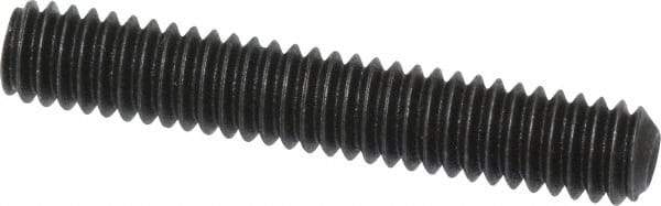 Value Collection - #8-32 UNC, 1" OAL, Cup Point Set Screw - Grade 8 Alloy Steel, 5/64" Key - Americas Industrial Supply