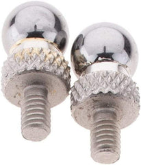 NES - #4-48, 1/4" Ball Diam, Carbide Ball Contact Point - 1/4" Contact Point Length - Americas Industrial Supply