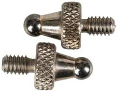 NES - #4-48, 1/8" Ball Diam, Carbide Ball Contact Point - 1/4" Contact Point Length - Americas Industrial Supply