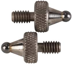 NES - #4-48, 3/32" Ball Diam, Carbide Ball Contact Point - 1/4" Contact Point Length - Americas Industrial Supply