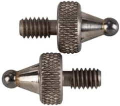 NES - #4-48, 3/32" Ball Diam, Carbide Ball Contact Point - 1/4" Contact Point Length - Americas Industrial Supply