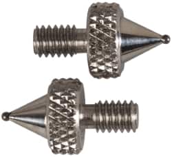 NES - #4-48, 1/32" Ball Diam, Carbide Ball Contact Point - 1/4" Contact Point Length - Americas Industrial Supply