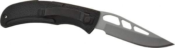 Gerber - 3-1/2" Blade, 8" OAL, Straight Pocket Knife - 4-1/2" Closed Length - Americas Industrial Supply