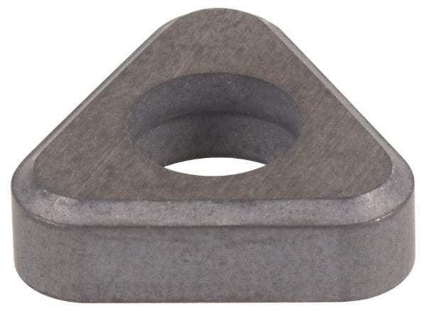 Made in USA - 1/2" Inscribed Circle, Triangle Shim for Indexables - Carbide, 3/16" Thick, ITSN Shim Style, Negative Rake - Americas Industrial Supply