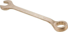 Ampco - 2-3/8" 12 Point Offset Combination Wrench - 15° Offset Angle, 22-3/4" OAL, Aluminum Bronze, Plain Finish - Americas Industrial Supply