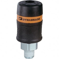 Dynabrade - Male NPT Pneumatic Hose Coupler - 1/4" Body Diam - Americas Industrial Supply