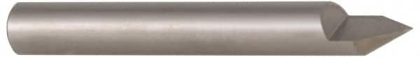 Accupro - 60° Incl Angle, 5/16" Shank Diam, 2" OAL, 5/16" Cut Diam, Conical Engraving Cutter - 3/8" LOC, 1 Flute, Right Hand Cut, Micrograin Solid Carbide, Uncoated - Americas Industrial Supply