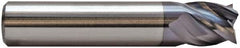 M.A. Ford - 9/16", 1-1/8" LOC, 9/16" Shank Diam, 3-1/2" OAL, 4 Flute, Solid Carbide Square End Mill - Single End, ALtima Finish, 35/38° Helix, Centercutting, Right Hand Cut, Right Hand Flute, Series 177 - Americas Industrial Supply