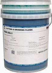 Master Fluid Solutions - Trim SOL, 5 Gal Pail Cutting & Grinding Fluid - Water Soluble, For Grinding, Turning - Americas Industrial Supply