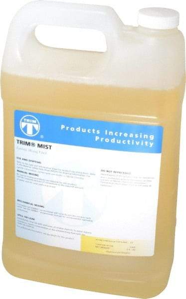 Master Fluid Solutions - Trim Mist, 1 Gal Bottle Cutting & Grinding Fluid - Synthetic, For Milling - Americas Industrial Supply