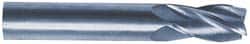 SGS - 11/16", 1-3/8" LOC, 3/4" Shank Diam, 4" OAL, 4 Flute, Solid Carbide Square End Mill - Americas Industrial Supply