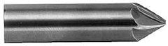 Made in USA - 1/2" Shank Diam, 9 Flute 60° Solid Carbide Countersink - Americas Industrial Supply