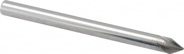 Made in USA - 1/8" Shank Diam, 5 Flute 60° Solid Carbide Countersink - Americas Industrial Supply