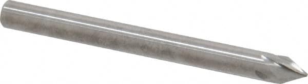 Made in USA - 3/16" Shank Diam, 5 Flute 60° Solid Carbide Countersink - Americas Industrial Supply