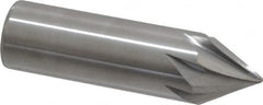 Made in USA - 1/2" Shank Diam, 7 Flute 60° Solid Carbide Countersink - Americas Industrial Supply