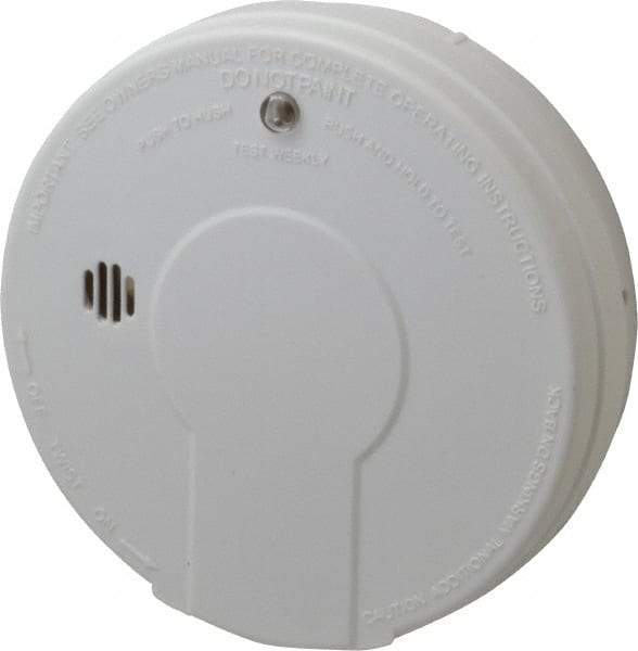 Kidde - 5 Inch Diameter, Smoke Alarm - 85 dB Decibel Rating, 9V Battery Included, Tamper Resistant - Americas Industrial Supply