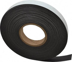 Mag-Mate - 100' Long x 1" Wide x 1/32" Thick Flexible Magnetic Strip - 8 Lb Max Pull Force, 4 Linear Ft/Lb Magnetic Pull Force, Adhesive Back - Americas Industrial Supply