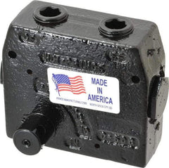 Prince - 30 GPM 1/2 Inlet Cast Iron Hydraulic Control Valve - 4-1/8" High x 4-5/8" Wide x 3-11/32" Long - Americas Industrial Supply