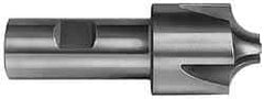 Hertel - 11/32" Radius, 1-1/8" Mill Diam, 3 Flute Cobalt Corner Rounding End Mill - Single End, Uncoated, 3-1/4" OAL, 1/2" Shank Diam - Americas Industrial Supply