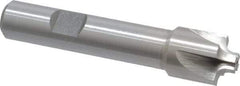 Interstate - 1/8" Radius, 5/8" Mill Diam, 4 Flute High Speed Steel Corner Rounding End Mill - Single End, Uncoated, 3" OAL, 1/2" Shank Diam - Americas Industrial Supply