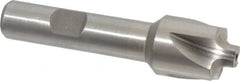 Interstate - 5/32" Radius, 3/4" Mill Diam, 4 Flute High Speed Steel Corner Rounding End Mill - Single End, Uncoated, 3" OAL, 1/2" Shank Diam - Americas Industrial Supply